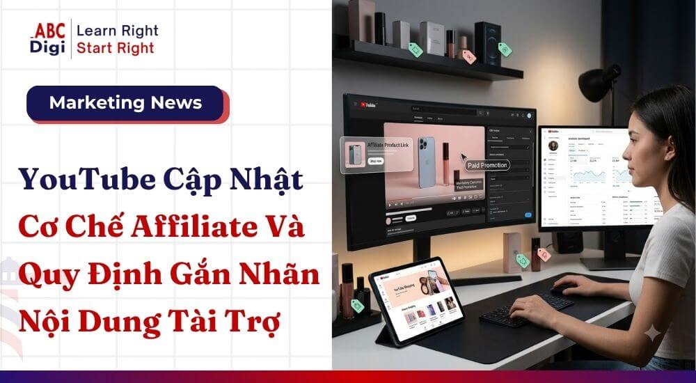 YouTube Cập Nhật Cơ Chế Affiliate Và Quy Định Gắn Nhãn Nội Dung Tài Trợ